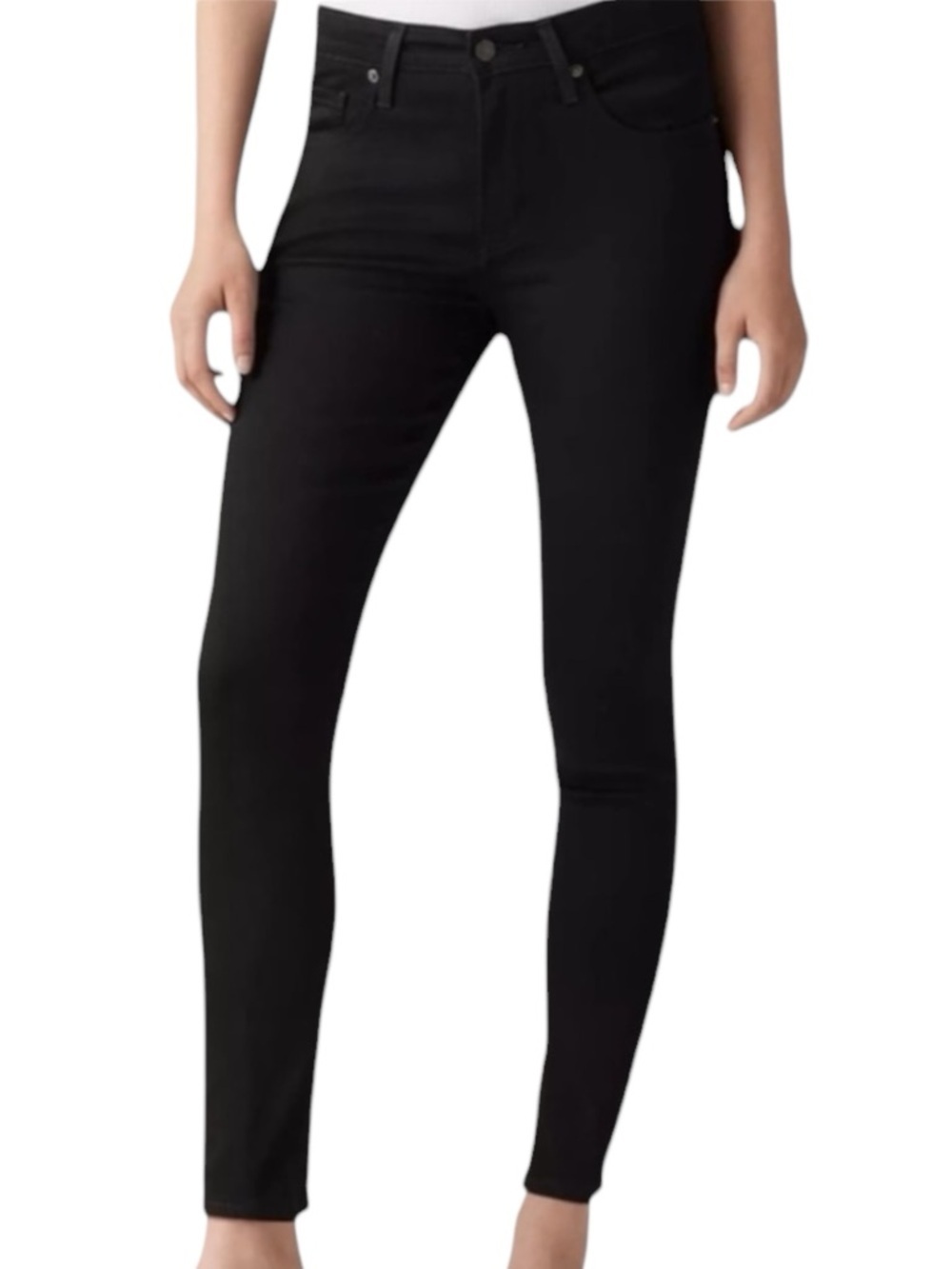 Levi’s 721 High Rise Skinny Jeans Soft Black Size 29